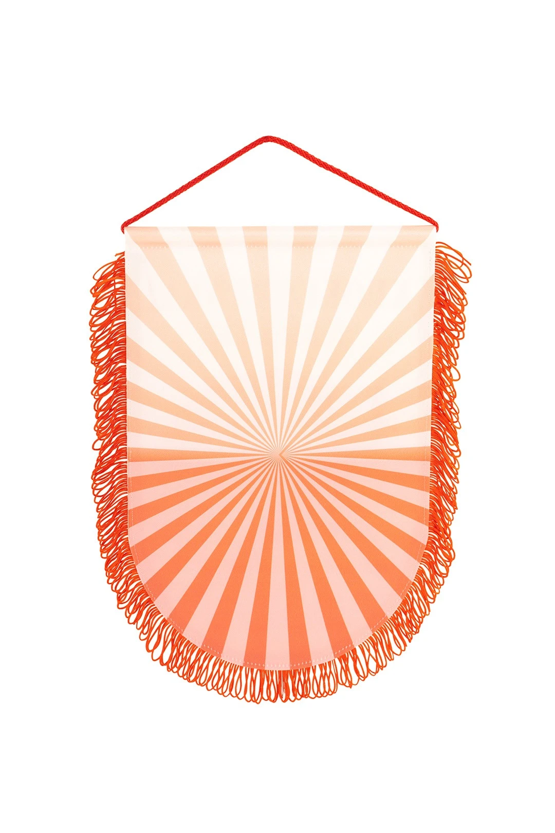 Купить вымпел дуга печатный из сатена с бахромой, 20х30 см