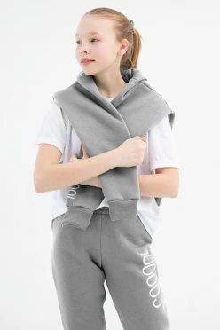 Купить спортивный костюм Кидс из футера детский, однотонный меланж