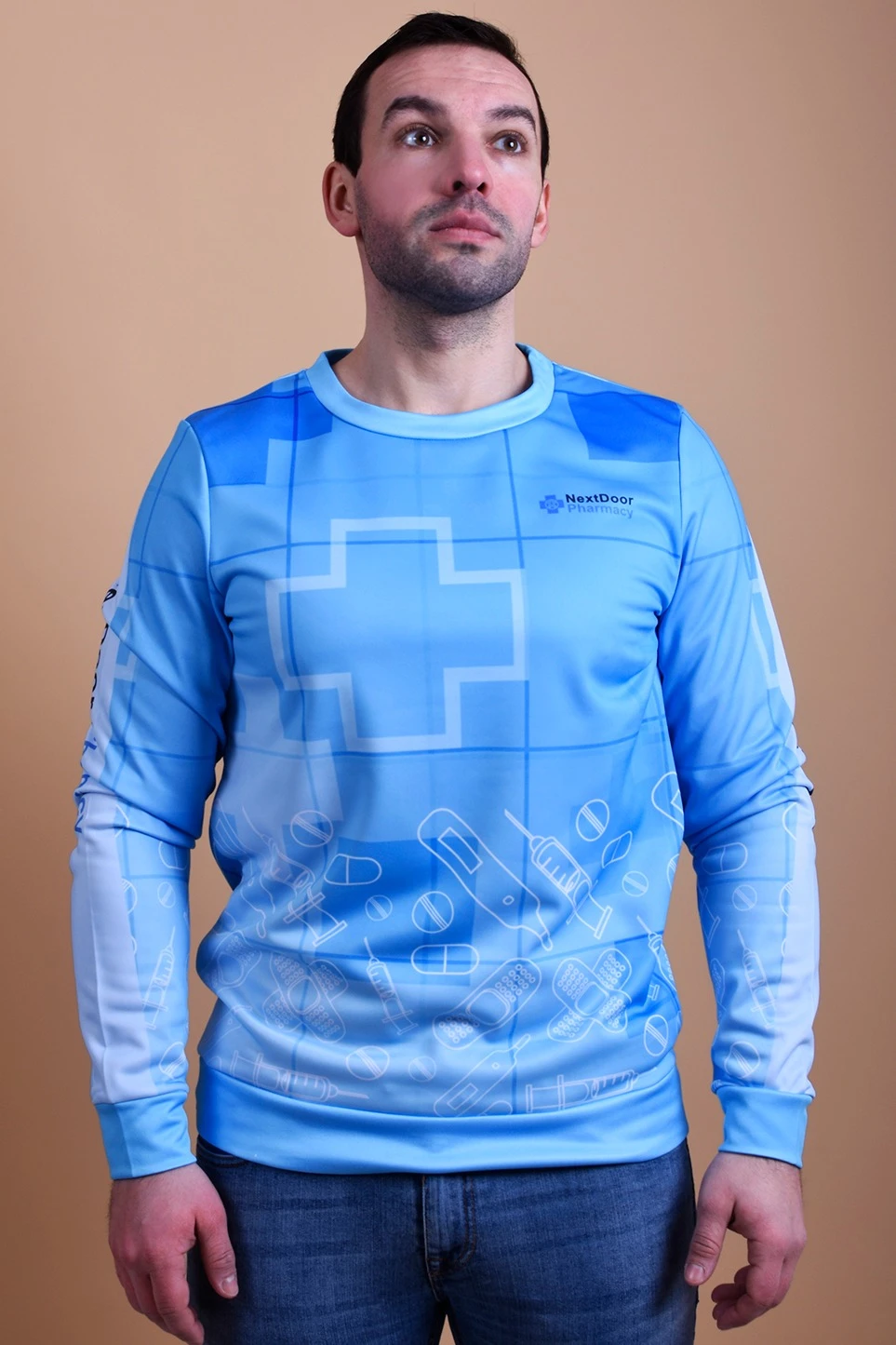 Свитшот Гарри унисекс из футера с полной запечаткой "Nextdoor"#1