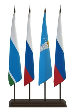 Купить подставку с основанием Пирамида (бук) 4 штока 2,5 м