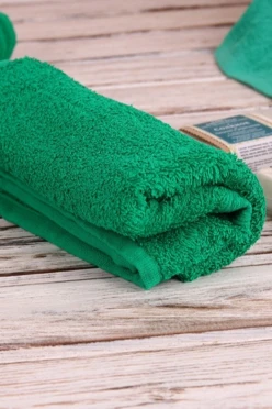 Купить полотенце махровое 70х140 см, ярко-зеленое