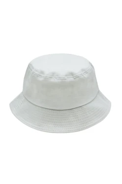 Купить панаму Мадрид из греты с узкими полями, однотонную белую