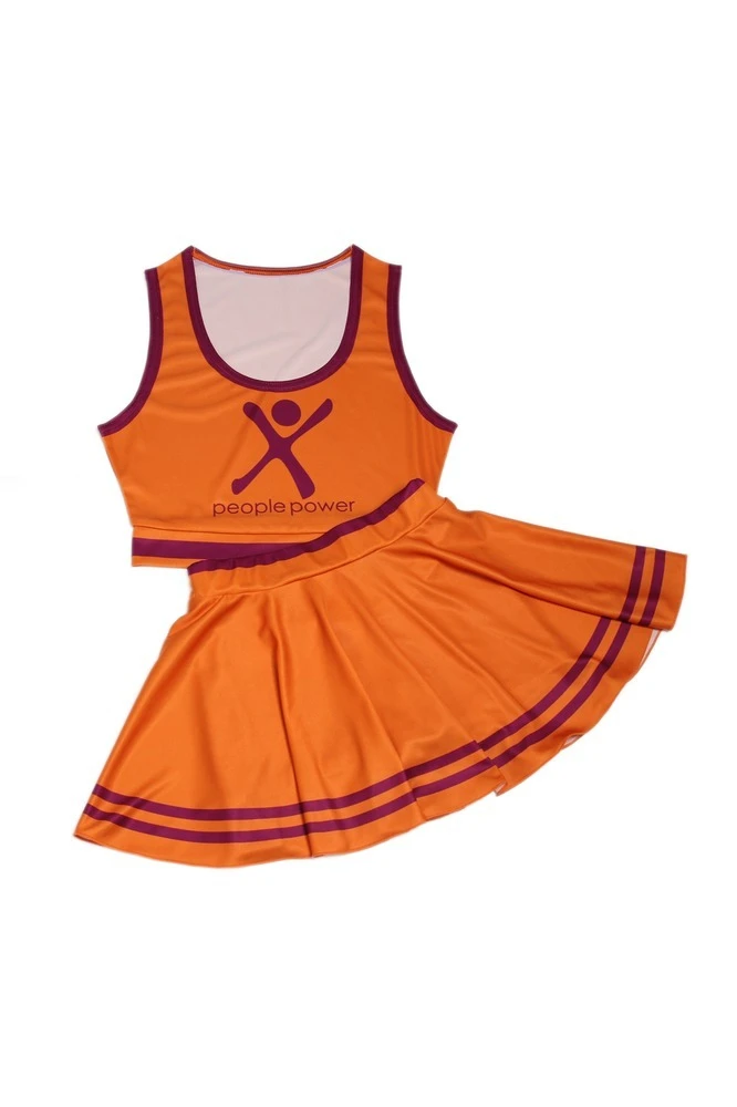 Юбка Лиа с шортами женская, с полной запечаткой "Tangerines"#2