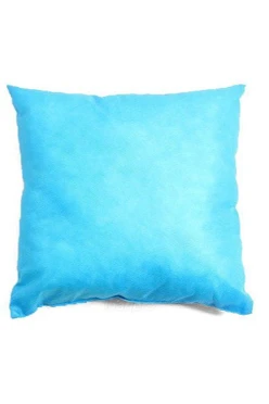 Купить подушку из спанбонда 30х30 см, однотонную голубую
