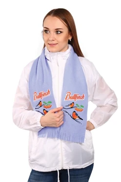 Купить шарф флисовый 15х120 см (однослойный) "Bulltinch"