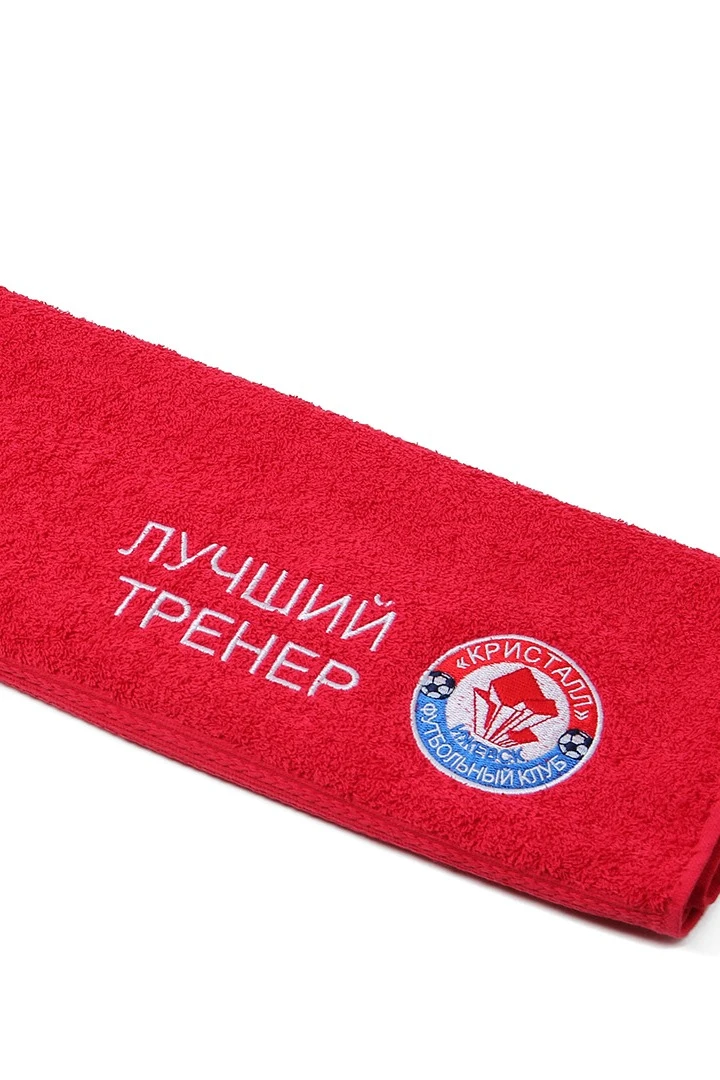 Полотенце махровое 50х90 см (Ituma), однотонное "Football club "Kristall""#2
