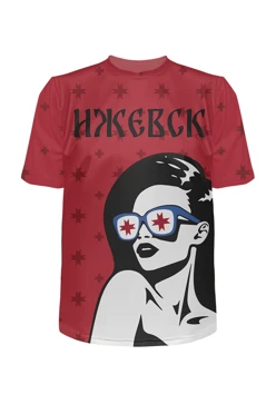 Купить футболку Теренс оверсайз из футера хб унисекс с принтом "Izhevsk art"