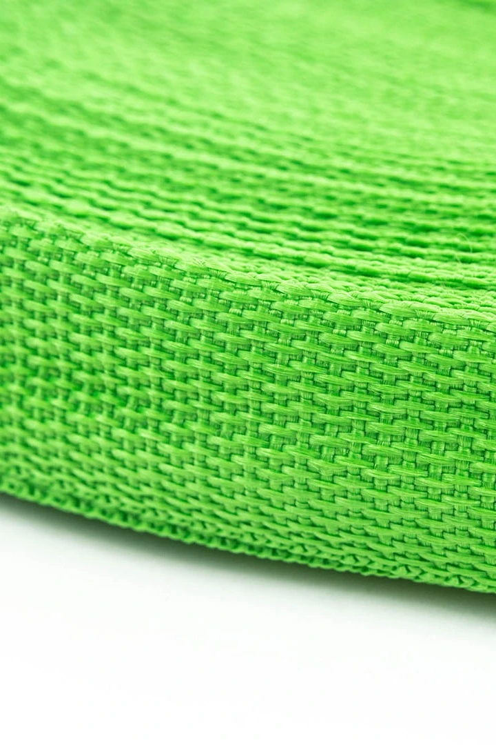 Лента ременная ширина 3 см, oднотонная зеленая#3