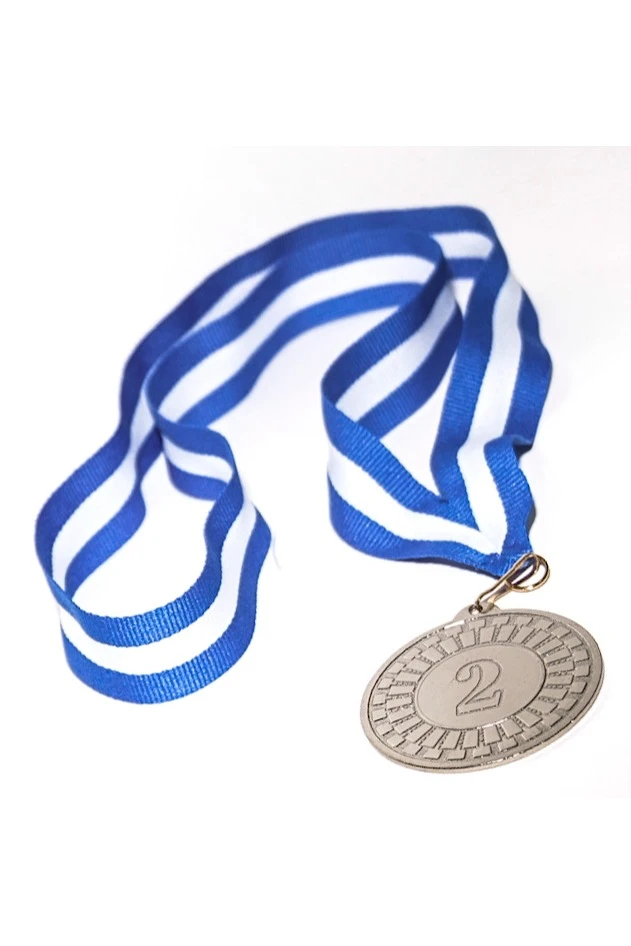 Купить ленту Динамо для медали с карабином 22 мм