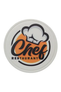 Купить шеврон ПВХ Круг под УФ нанесение 6х6 см "Chef" Купить шеврон ПВХ Круг под УФ нанесение 6х6 см "Chef"