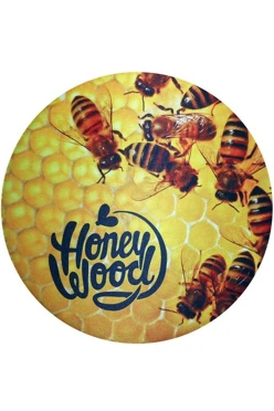 Купить коврик для мыши круглый "HoneuWood"