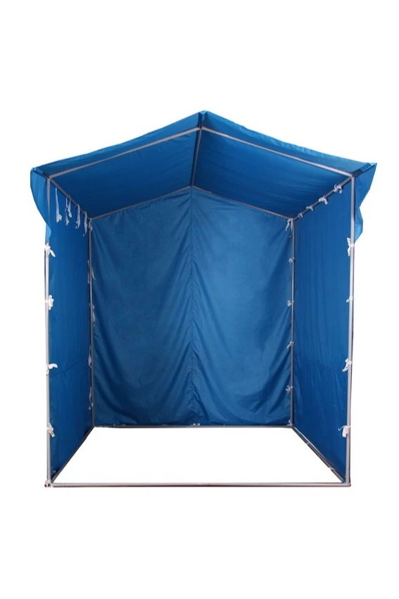 Купить палатку для промоакции и торговли однотонную с козырьком 2х2 м