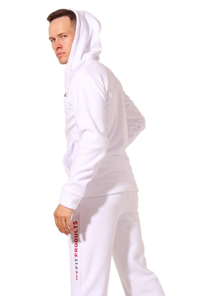 Толстовка Харисон флисовая с капюшоном унисекс, однотонная "My Fit Products"#1