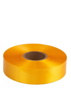 Купить ленту сaтин шириной 30 мм, однотонную желтую