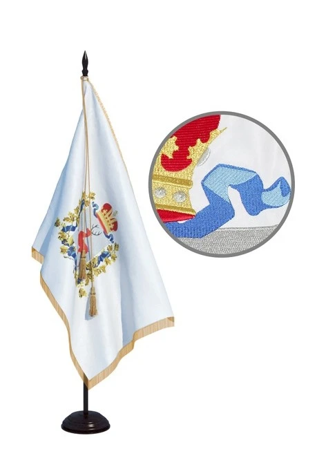 Знамя Нижегородской области вышитое 100х150 см#4 Знамя Нижегородской области вышитое 100х150 см#4