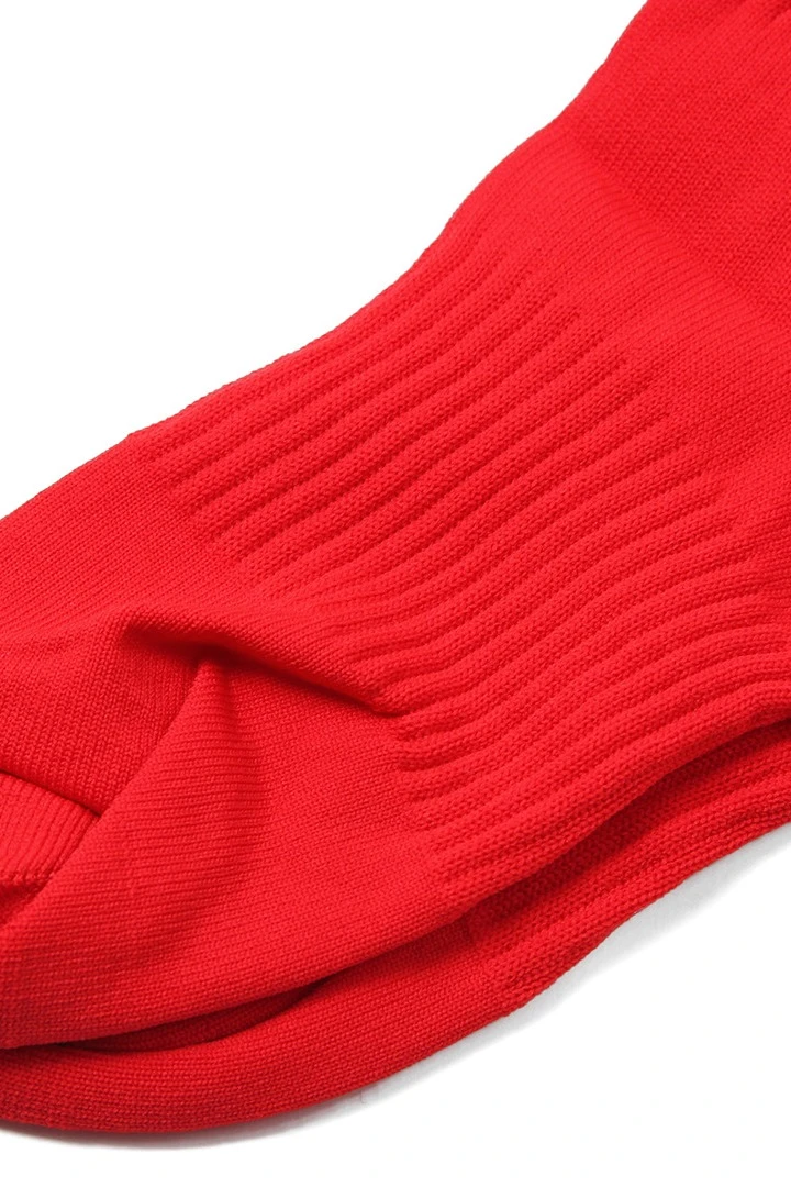 Гетры футбольные взрослые, однотонные красные#22 Гетры футбольные взрослые, однотонные красные#22