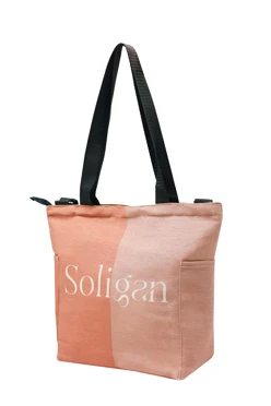 Купить сумку Тревел из двунитки 26х30х12 см, печать с двух сторон "Soligan"