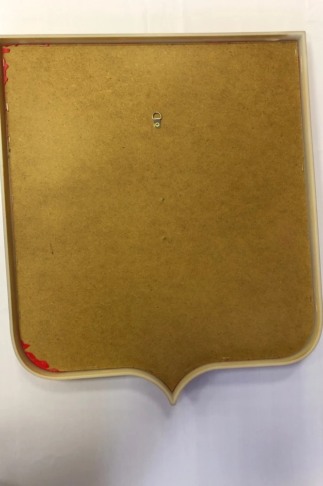 Герб РФ 42х50 см, барельеф, щит флокированный, краска#1