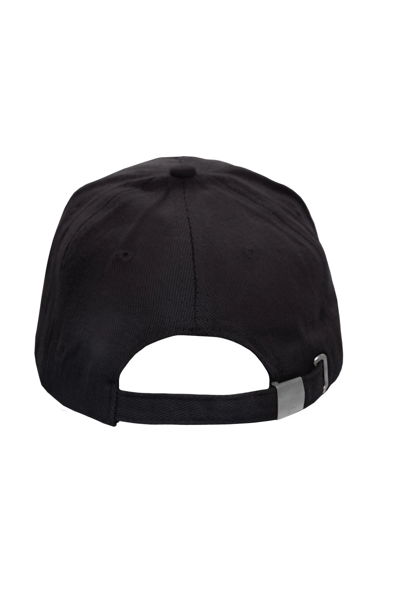 Купить бейсболка Спайк пятиклинку взрослая, однотонная черная