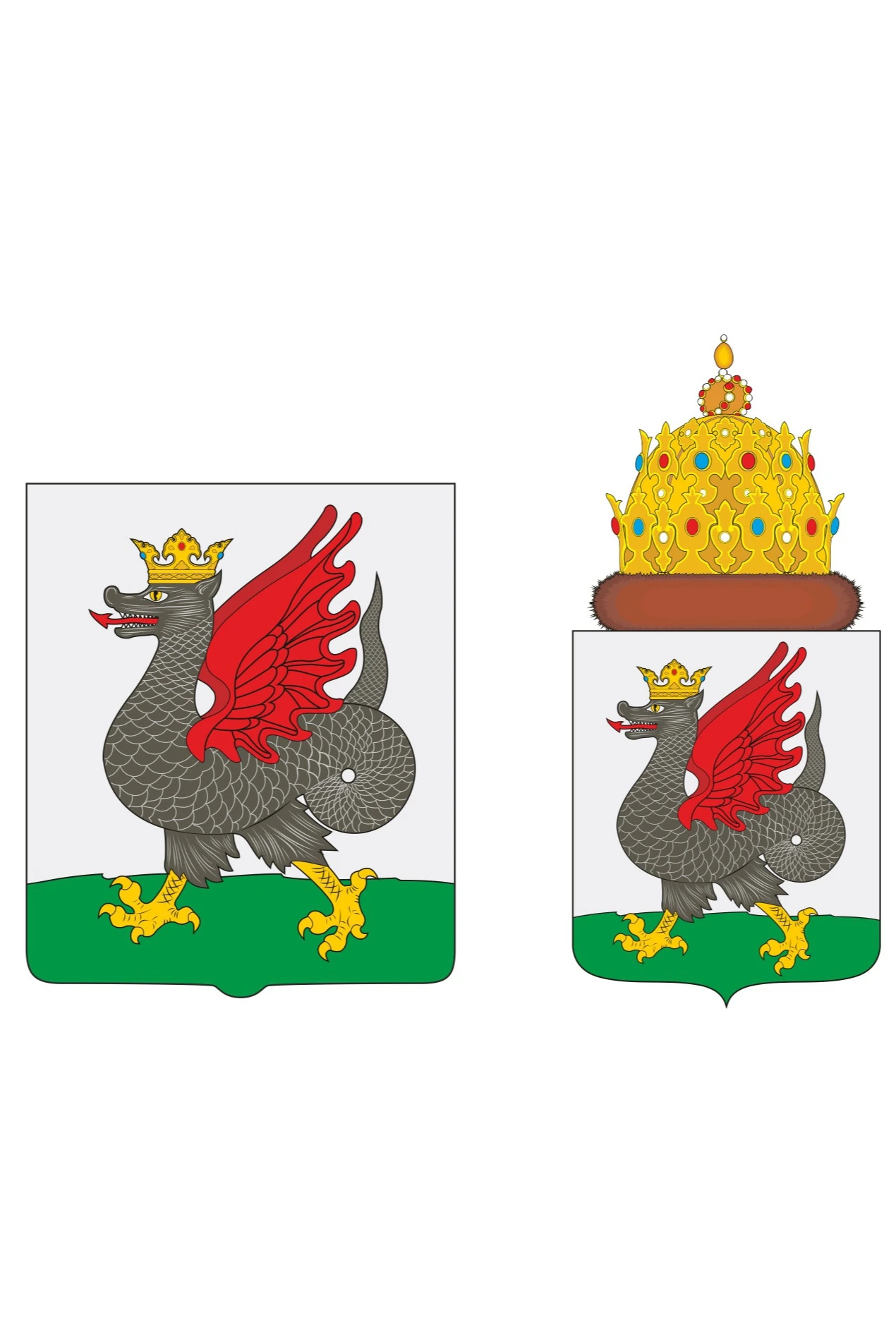 Герб Казани 35х43 см, печатный#1 Герб Казани 35х43 см, печатный#1