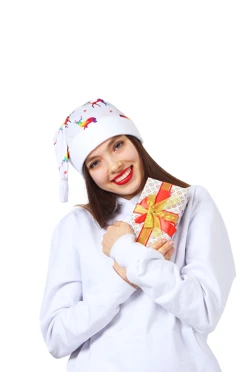 Купить колпак Новогодний с принтом "Deer"