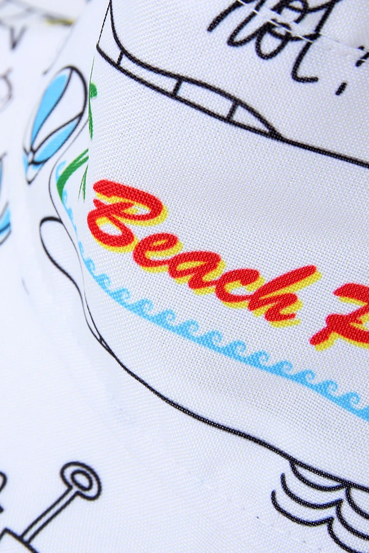 Панама Эквадор с широкими полями, с полной запечаткой "Beach Pub"#6