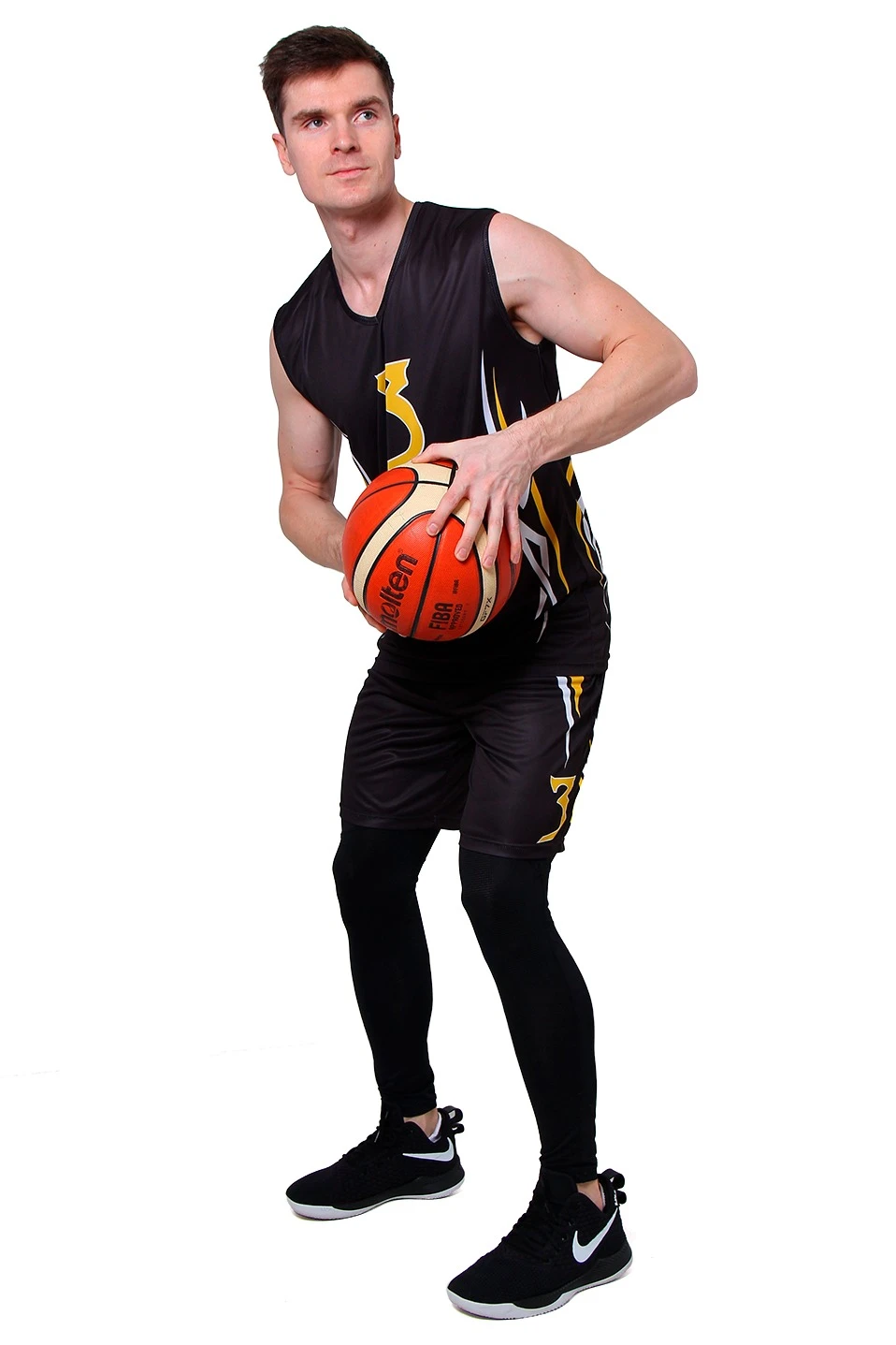 Баскетбольная форма Рассел мужская с полной запечаткой "FOWLER"#2 Баскетбольная форма Рассел мужская с полной запечаткой "FOWLER"#2