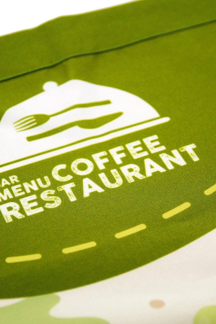 Передник Айс Бокс с прямым низом, с полной запечаткой "Bar Menu"#1