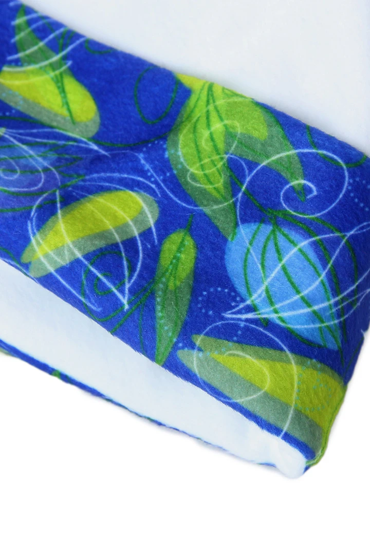 Шапка Лофт флисовая двухслойная взрослая, с полной запечаткой "ECO DECISION"#2