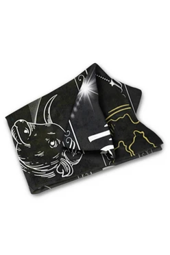 Плед Палитра флисовый 120х150 см (односторонний), с принтом "Taurus"#1