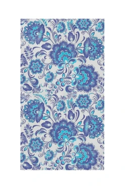 Купить полотенце махровое 50х90 cм (Ituma) c принтом "Gzhel" Купить полотенце махровое 50х90 cм (Ituma) c принтом "Gzhel"