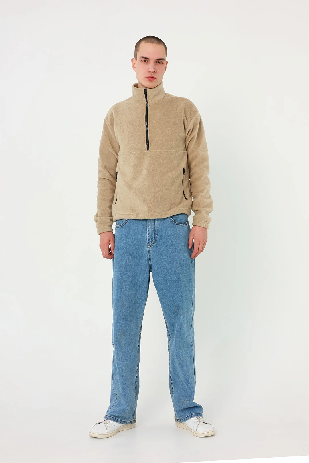 Толстовка Мэйсон флисовая унисекс, однотонная#1