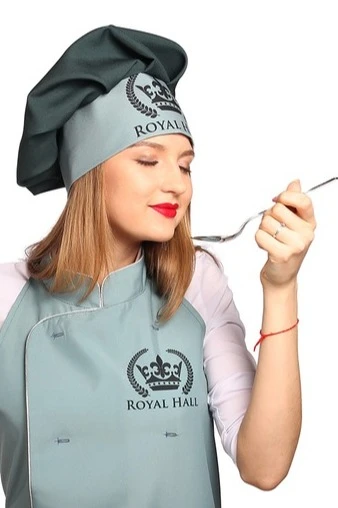 Купить колпак Ваниль поварской взрослый "Royal Hall"