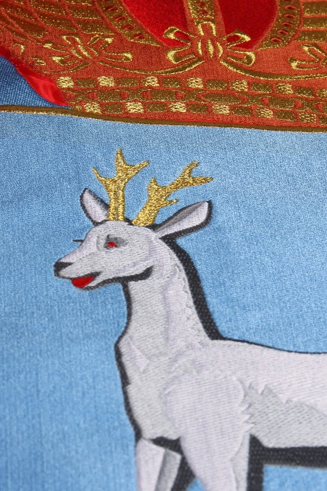 Купить знамя Самарской области вышитое Купить знамя Самарской области вышитое