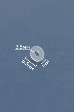 Купить кольцо силиконовое 2,5х6,5х1 мм