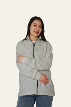 Купить толстовку Каспер флисовую унисекс, однотонную светло-серую