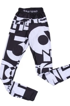 Легинсы женские с узким поясом с принтом "Every day"