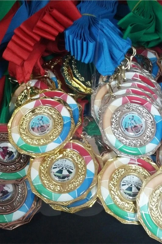 Лента для медали репс ширина 2,2 см, с карабином#2