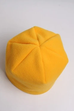 Шапка Вайт флисовая однослойная детская, однотонная#2