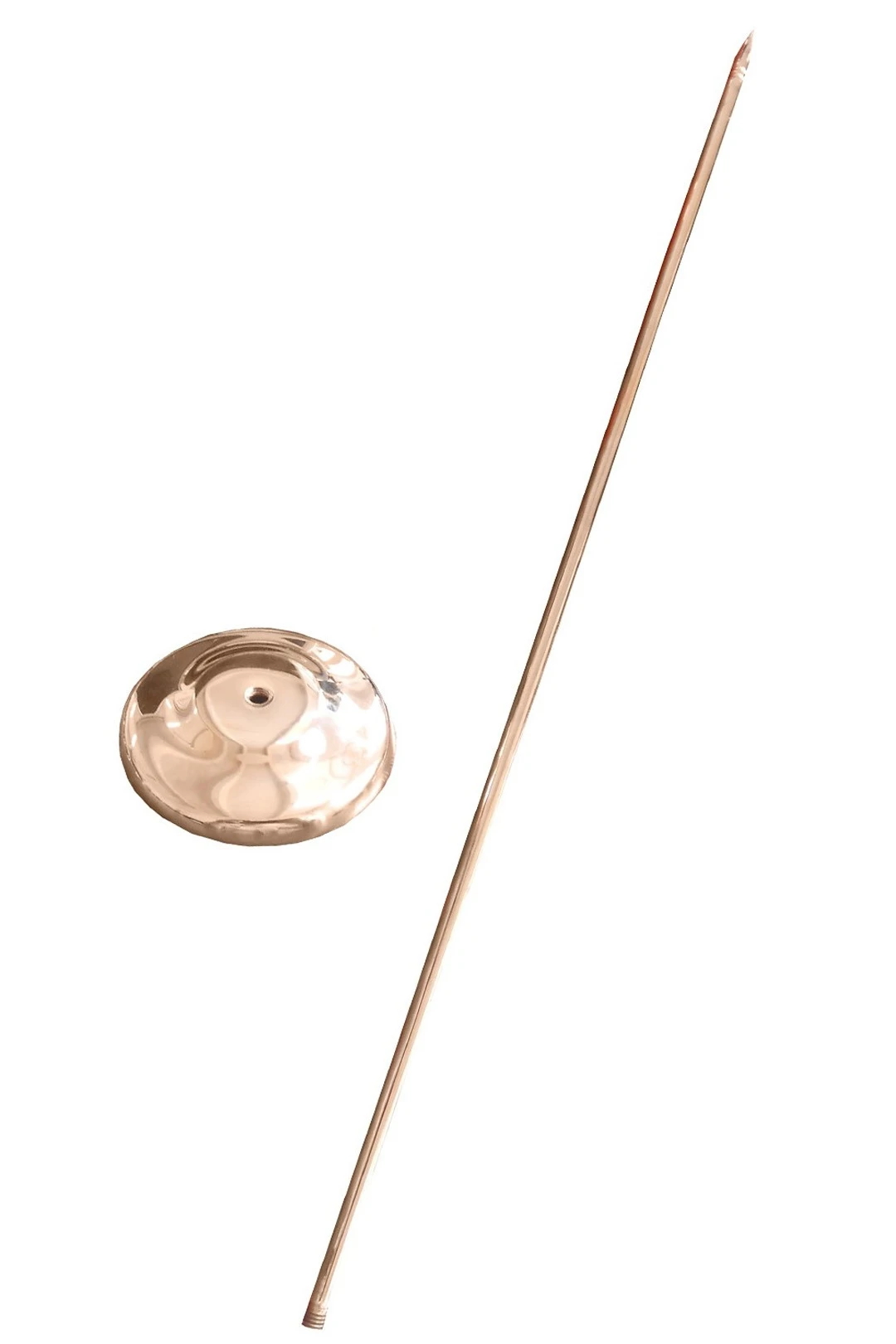 Подставка металлическая (хром. сталь под золото) 1 шток#3