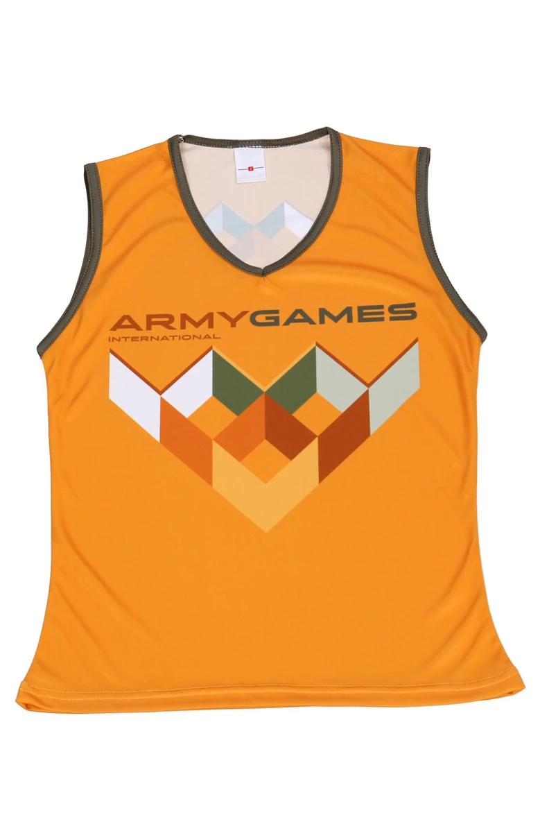 Купить топ Авелин женский с полной запечаткой "Army games"