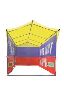 Купить палатку для промоакции и торговли (с козырьком) 2х6 м