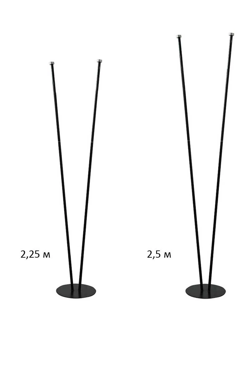 Подставка металлическая с основанием Диск 2 штока 2,25 м#1