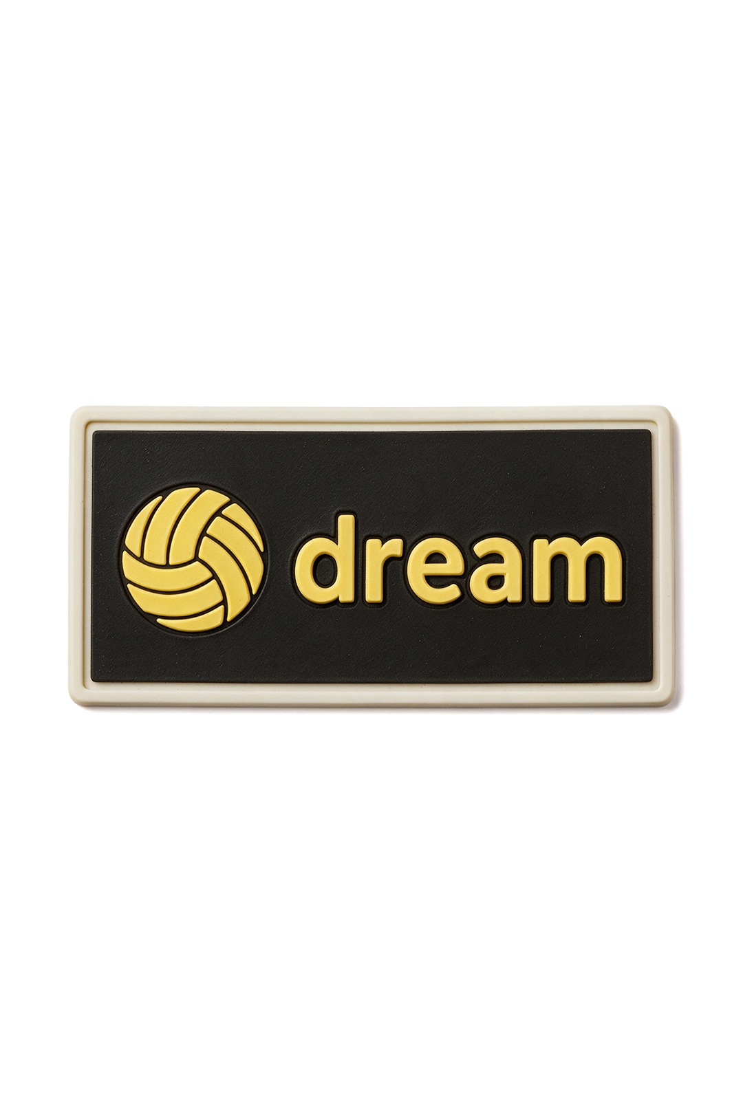 Купить шеврон ПВХ прямоугольный рельефный 8х4 см "Dream"