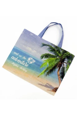 Купить сумку Эко Колор из двунитки 45х35 см "Adventure"