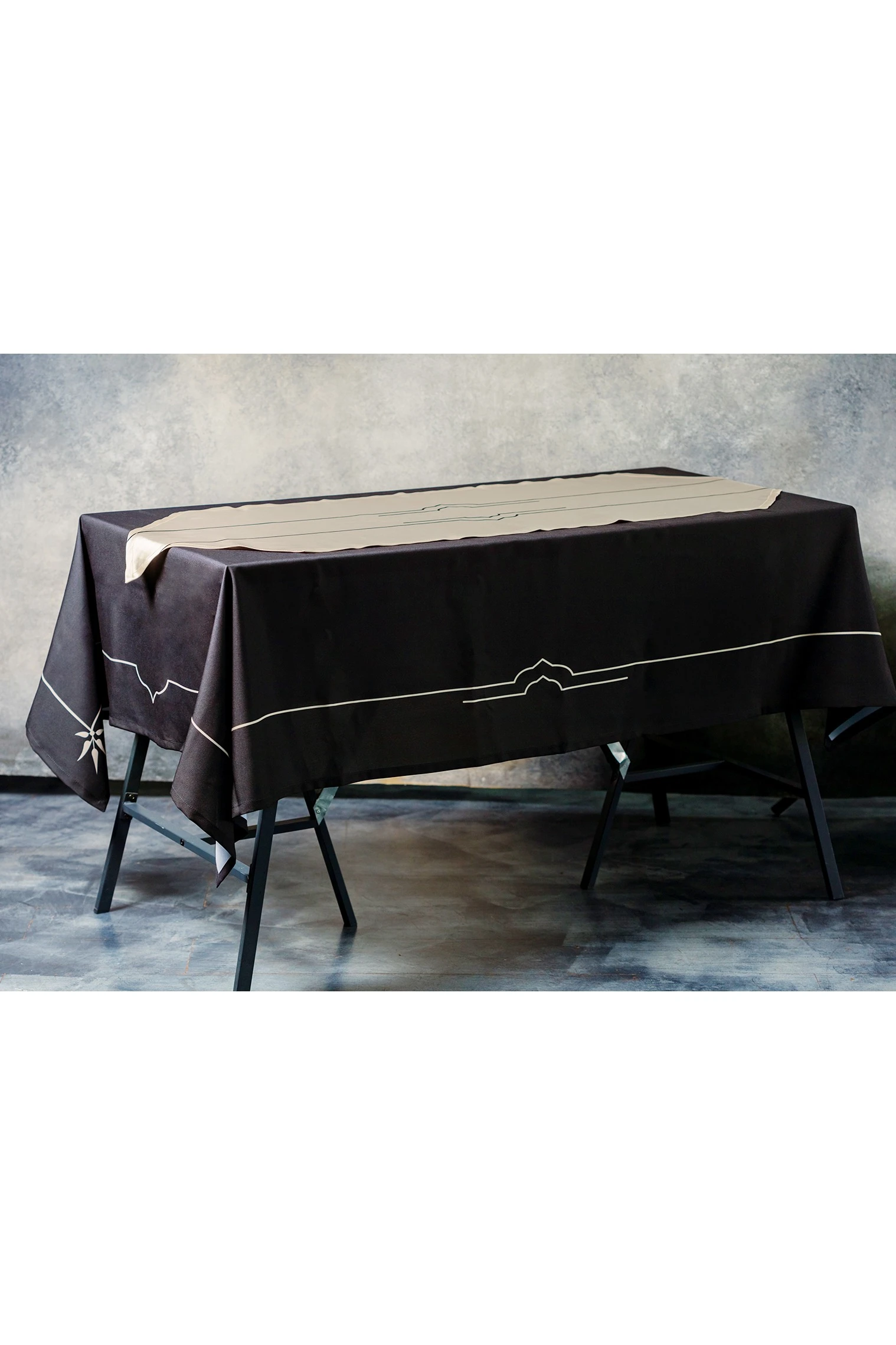 Скатерть прямоугольная 135х220 см, с полной запечаткой (полиэстер) "Chocolate"#1