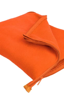 Купить плед оранжевый Трансформер флисовый 120х155 см