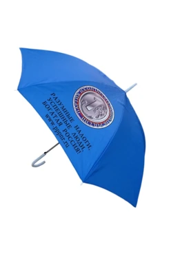 Купить зонт-трость Моне с пластиковой ручкой однослойный, с полной запечаткой (без совмещения) "Партия Налогоплательщиков"