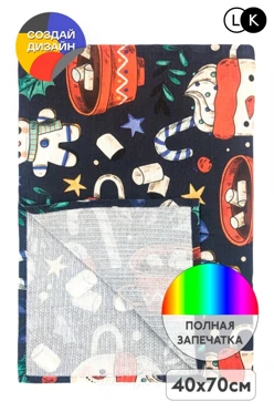 Купить полотенце вафельное 40х70 cм с печатью (Print)