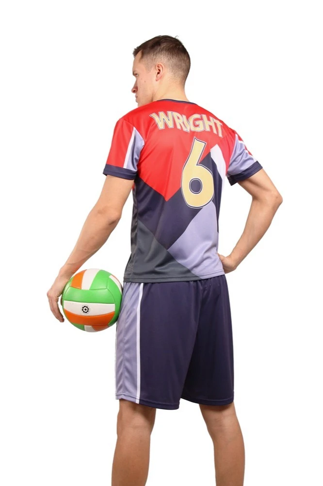 Волейбольная форма Хэнди мужская с полной запечаткой "WRIGHT 6"#2
